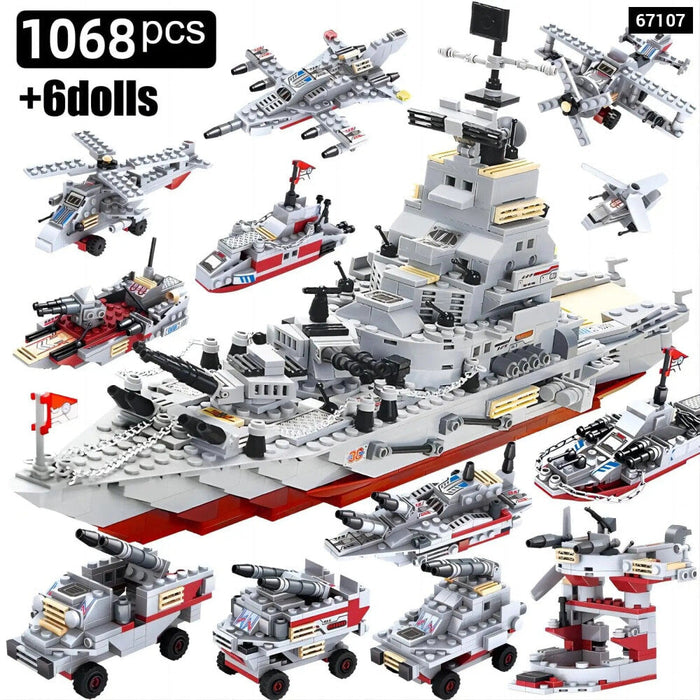 1068 Piece Ocean Cruiser Building Set