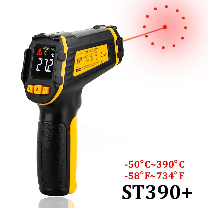 Lcd Infrared Thermometer Non Contact Pyrometer With Alarm