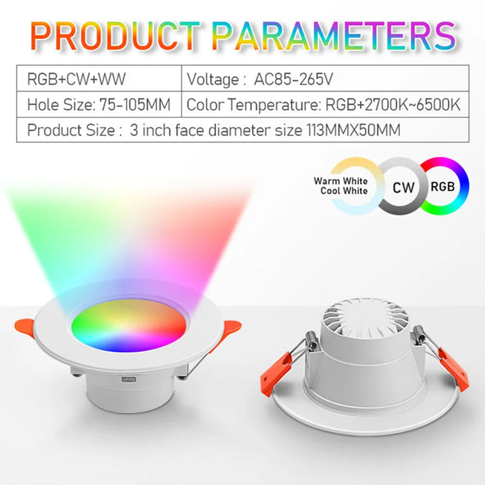 Smart Led Downlight With Bluetooth Control