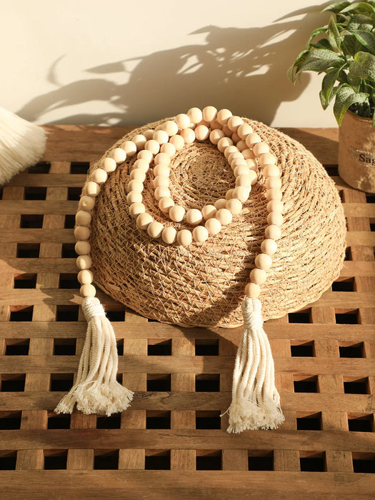 Handmade Wooden Beads Macrame Hanging Decoration