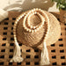 Handmade Wooden Beads Macrame Hanging Decoration