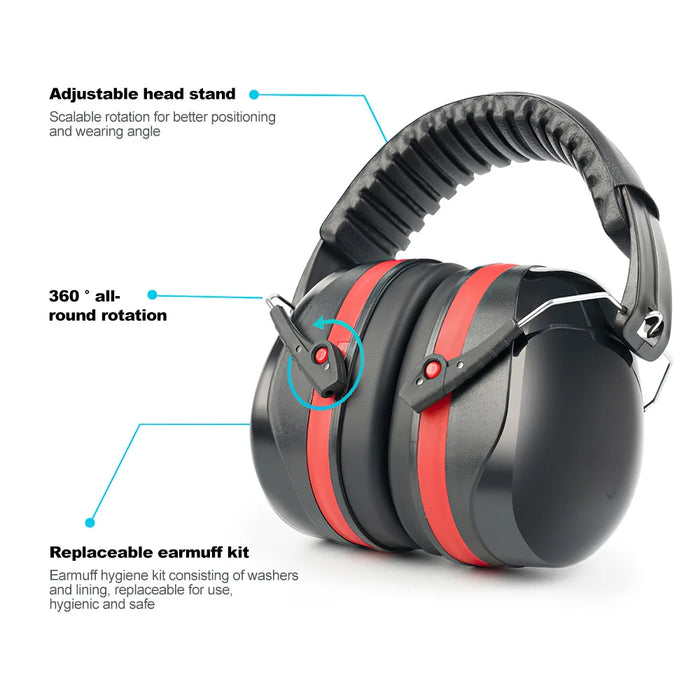 Adjustable 36db Ear Defenders For Hunting And Work