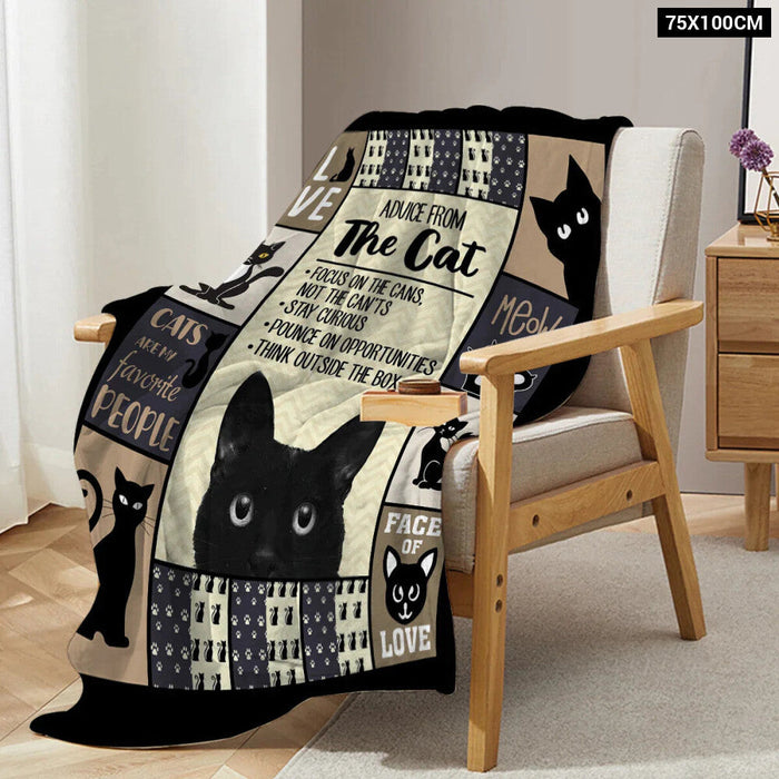 Cat Fleece Blanket