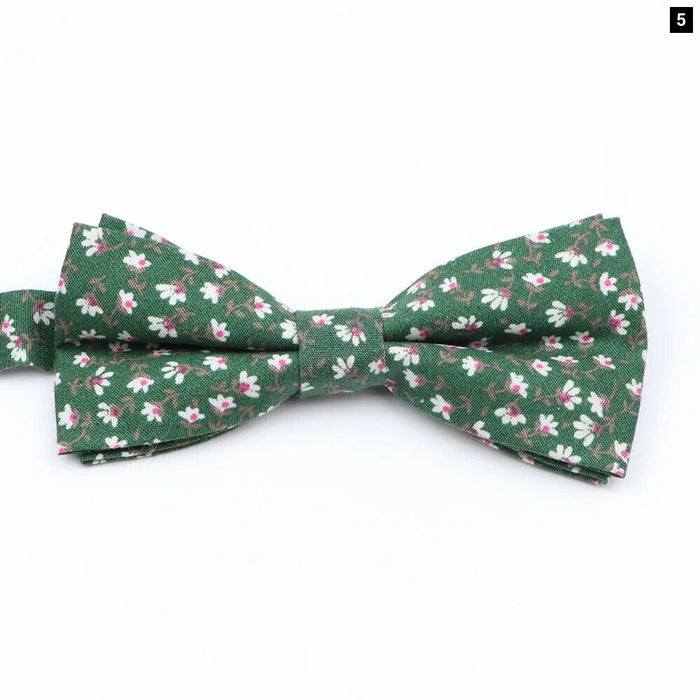 Colourful Floral Bow Ties Fashionable And Fun For Kids