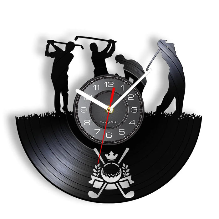 Vinyl Record Golf Wall Clock