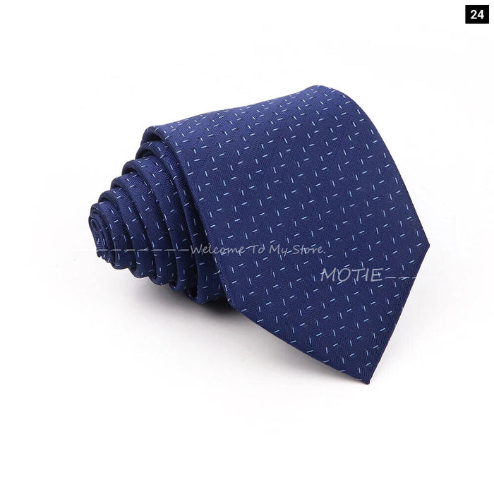 Floral Polyester Printed Necktie Purple Blue For Weddings