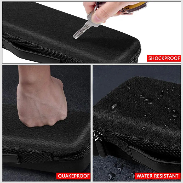 12 Blade Grooming Clipper Blade Case Hard Travel Storage Organizer