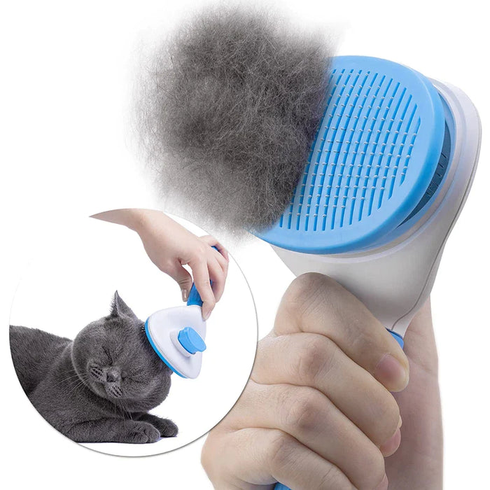 Slicker Dog Brush Self Cleaning Grooming Tool