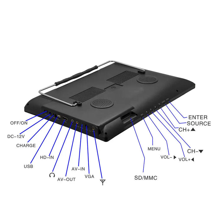 14 Portable Digital Tv With Wireless Screen Share And Hdmi