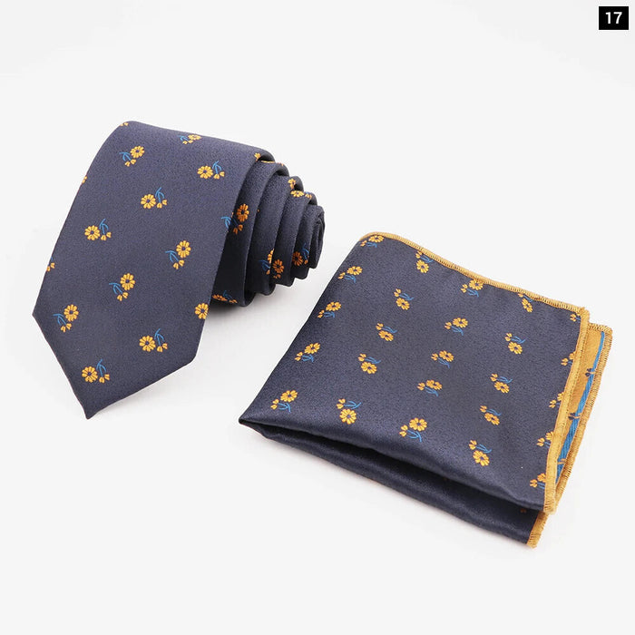 Mens Fashion Tie And Pocket Square Set For Business Weddings And Gifts