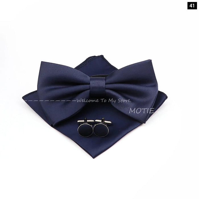 Colourful Bowtie Set For Business And Weddings