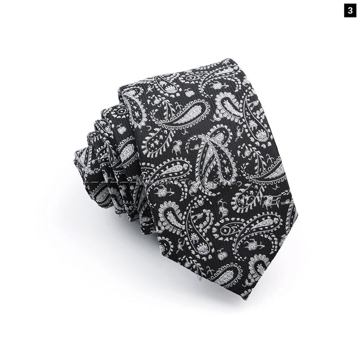 Blue Paisley Floral Tie For Business And Party Attire