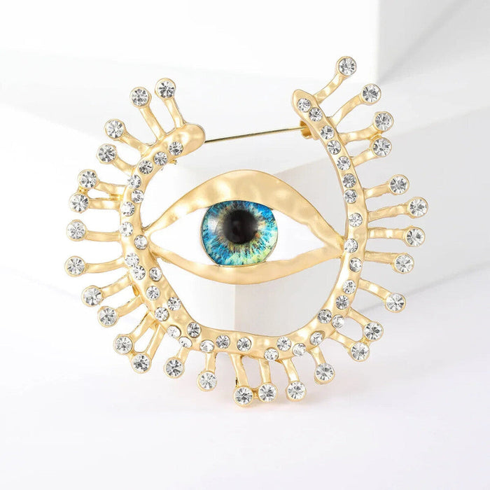 Mystical All Seeing Eyes Brooch Luxury Jewelry For Men Women