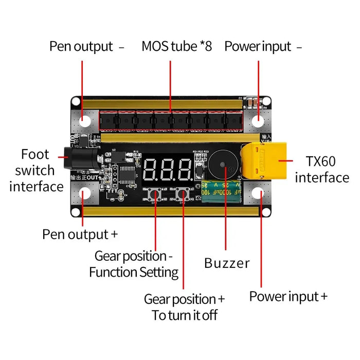 8v 24v Spot Welder Kit For 18650 Lithium Battery