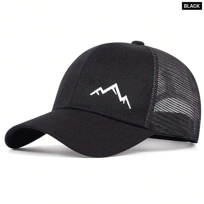 Adjustable Mountain Range Baseball Cap / Hat For Outdoor Sun Protection