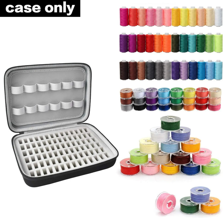 Bobbin Thread Storage Box Holds 84 Bobbins 24 Spools