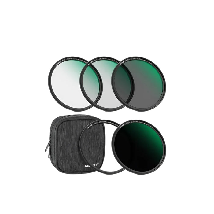 Nd Lens Filter Kit Magnetic Nd4 Nd8 Nd64 Nd1000 Filters With Adapter Ring & Pouch Hd Optical Glass