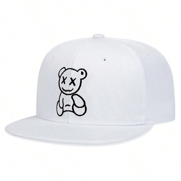 Adjustable Little Bear Embroidered Baseball Cap / Hat