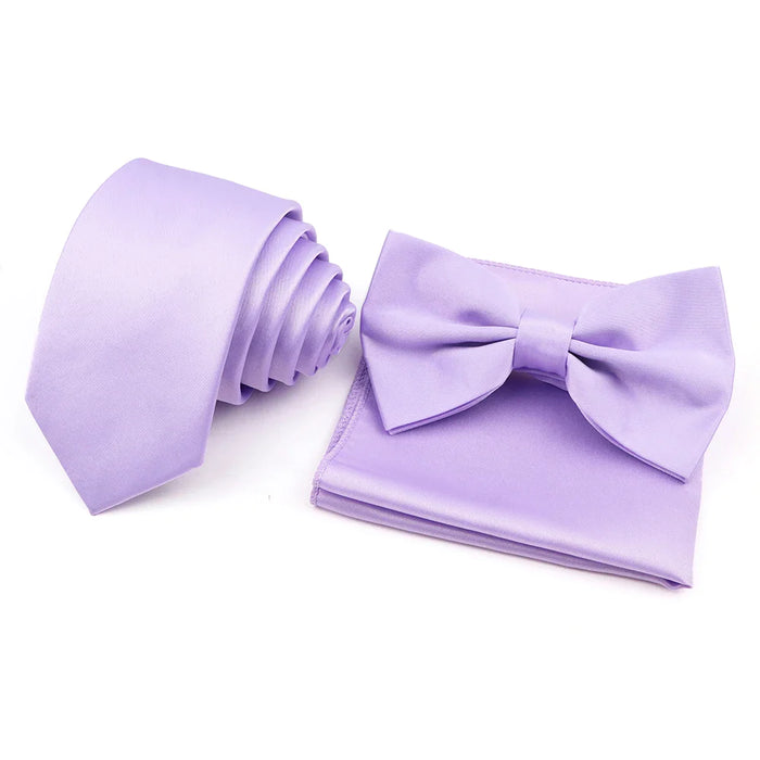 Colourful Bowtie Set Polyester For Mens Business And Wedding