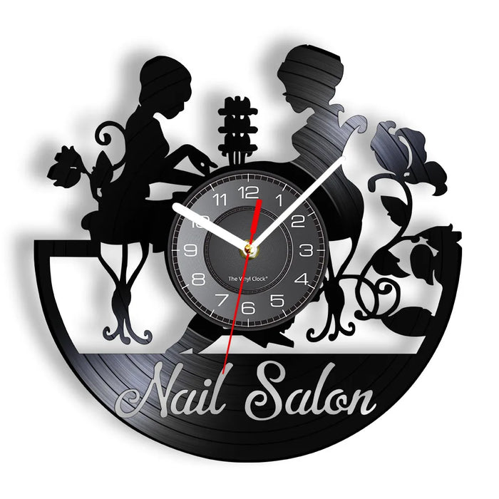 Modern Nail Salon Wall Clock