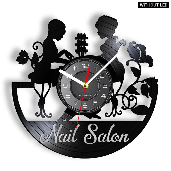 Modern Nail Salon Wall Clock