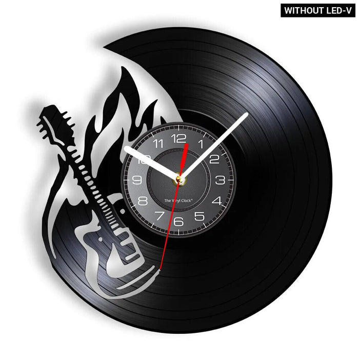 Music Speaks Vinyl Record Wall Clock