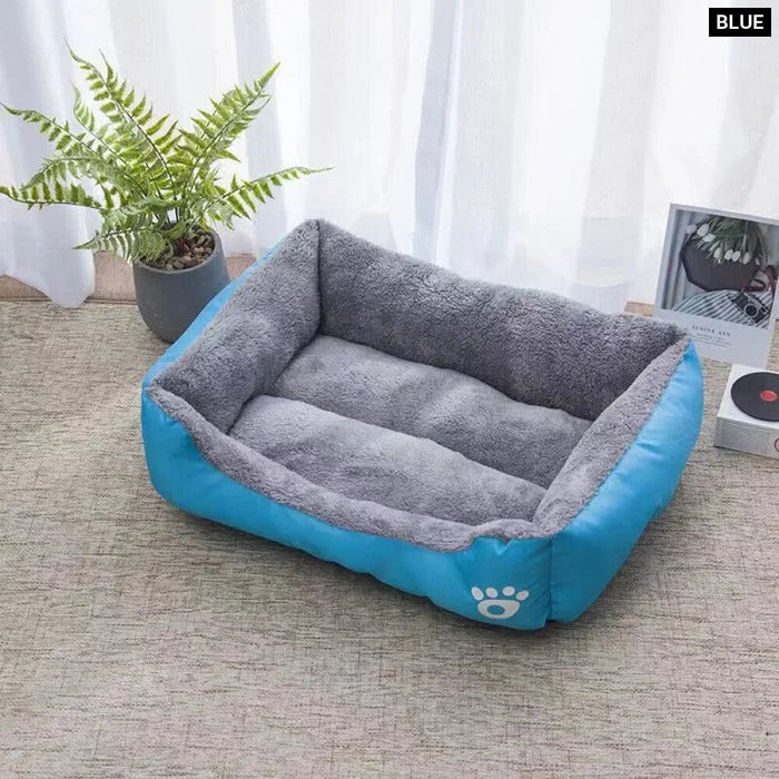 Cozy Waterproof Pet Bed For Cats And Dogs