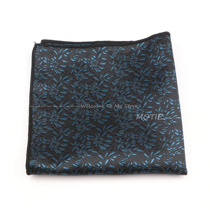 Blue Paisley Pocket Square For Daily Wear And Business Parties