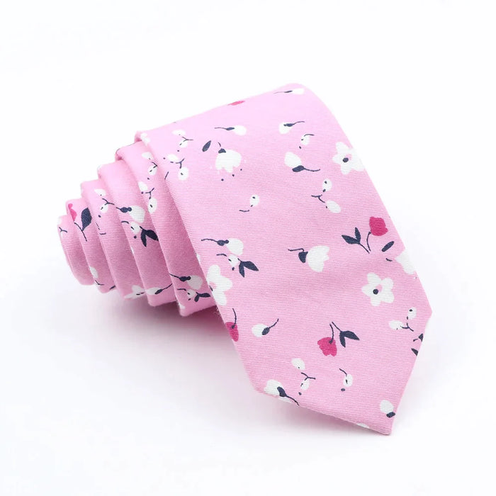 Cartoon Fruit Floral Animal Neck Ties Mens Casual Cotton Tie For Weddings And Parties