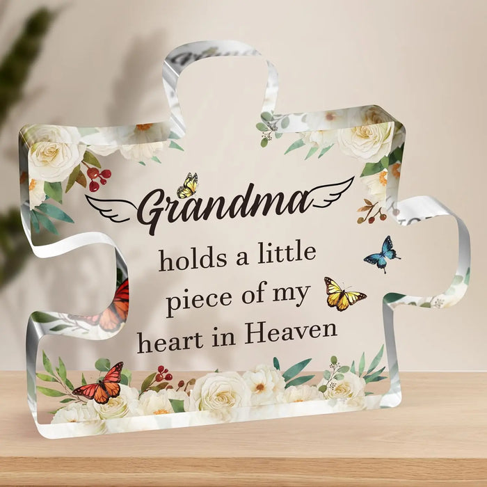 Grandma Memorial Puzzle Plaque Sympathy & Bereavement Gifts