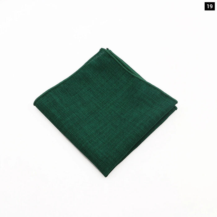 Solid Colour Pocket Square For Weddings