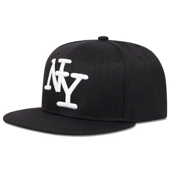 Adjustable Hip Hop Hat Embroidered Letters