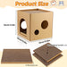 Cat Cardboard House Indoor Scratching Box