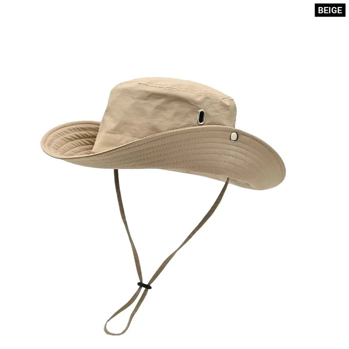 Quick Dry Silver Bucket Hat For Outdoor Adventures