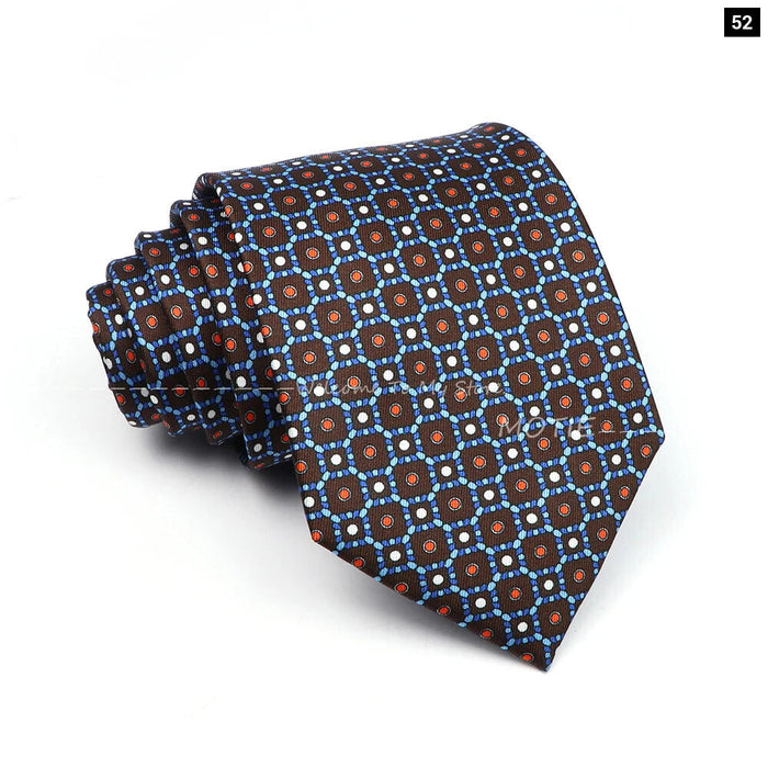 Blue Paisley Necktie For Weddings And Daily Wear