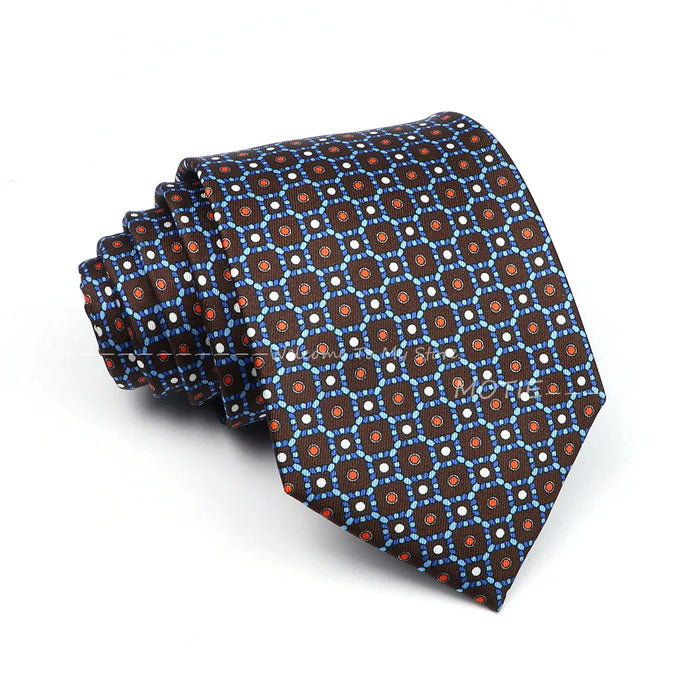 Blue Paisley Necktie For Weddings And Daily Wear