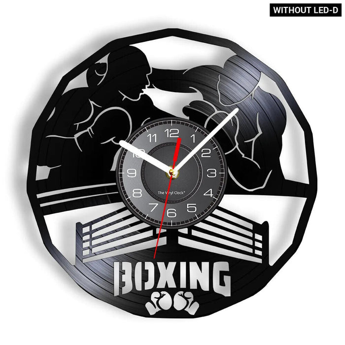 Boxing Vinyl Record Wall Clock