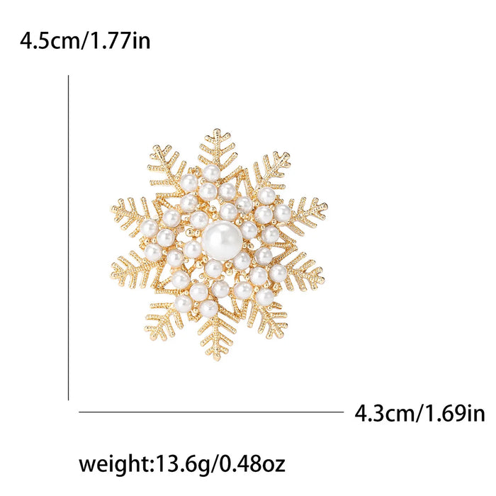 Snowflake Brooch Pin