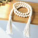 Handmade Wooden Beads Macrame Hanging Decoration