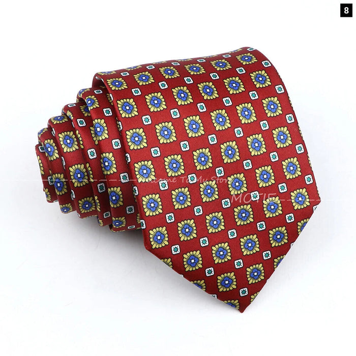 Paisley Necktie For Weddings Business And Daily Wear