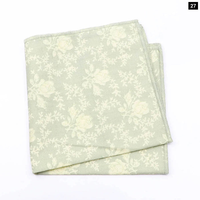 Colourful Floral Cotton Handkerchief For Weddings And Parties