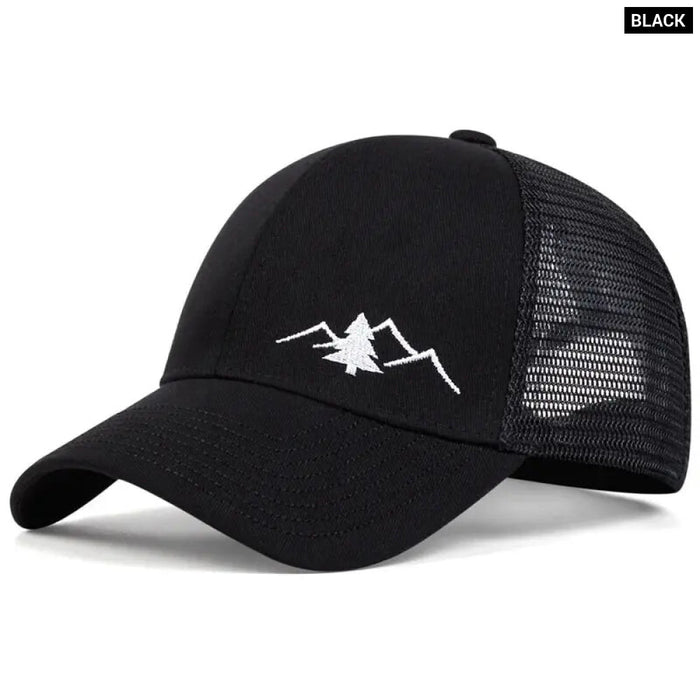 Breathable Mountain Baseball Cap / Hats For Outdoor Wear