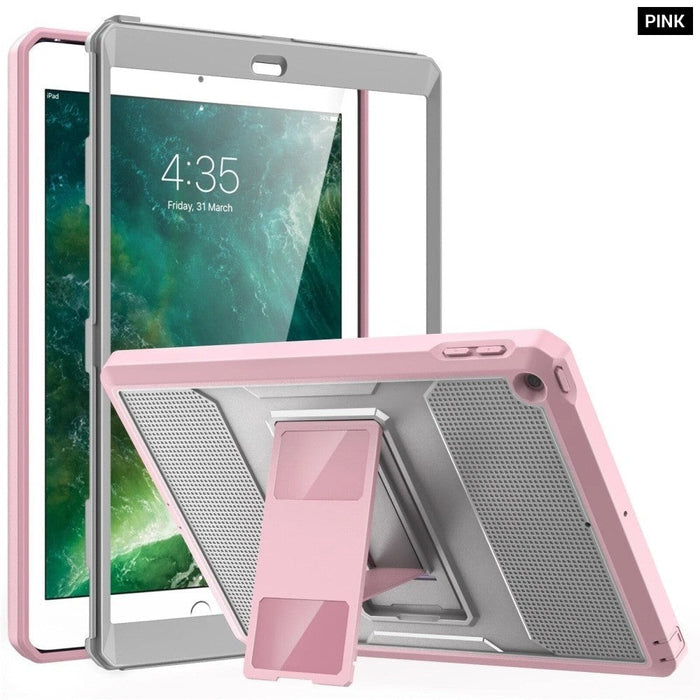 Case For 2018/2017 iPad 9.7 6th/5th Generation - [Heavy Duty] Shockproof Full Body Rugged Hybrid Cover with Built-in Screen