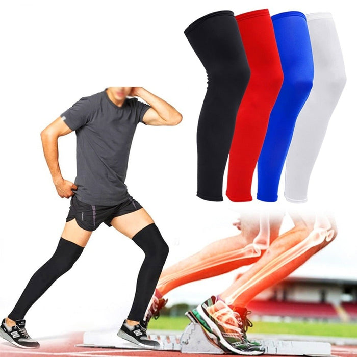 1Piece Anti-UV Anti-slip Breathable Leg Compression Sleeve For Cycling Running Basketball