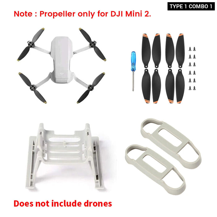 Mini Se Drone Landing Gear Quick Release Height Extended Leg Protector For Dji Mavic Mini Mini 2