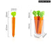 Carrot Shaped Food Sealing Clips