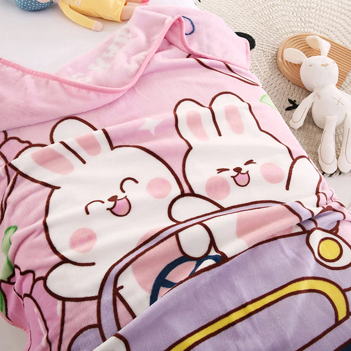 Soft Rabbit Sherpa Blanket