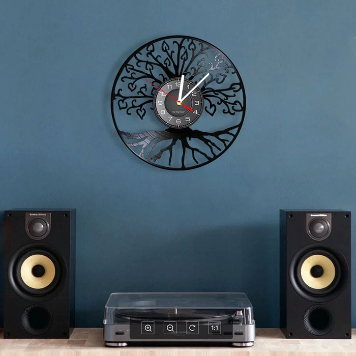 Retro Vinyl Record Wall Clock