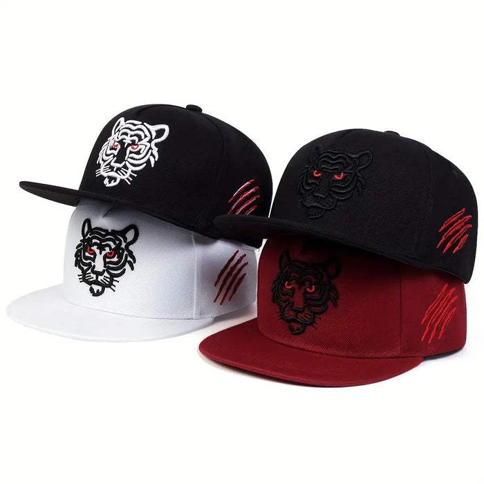 Adjustable Tiger Embroidered Baseball Cap / Hat