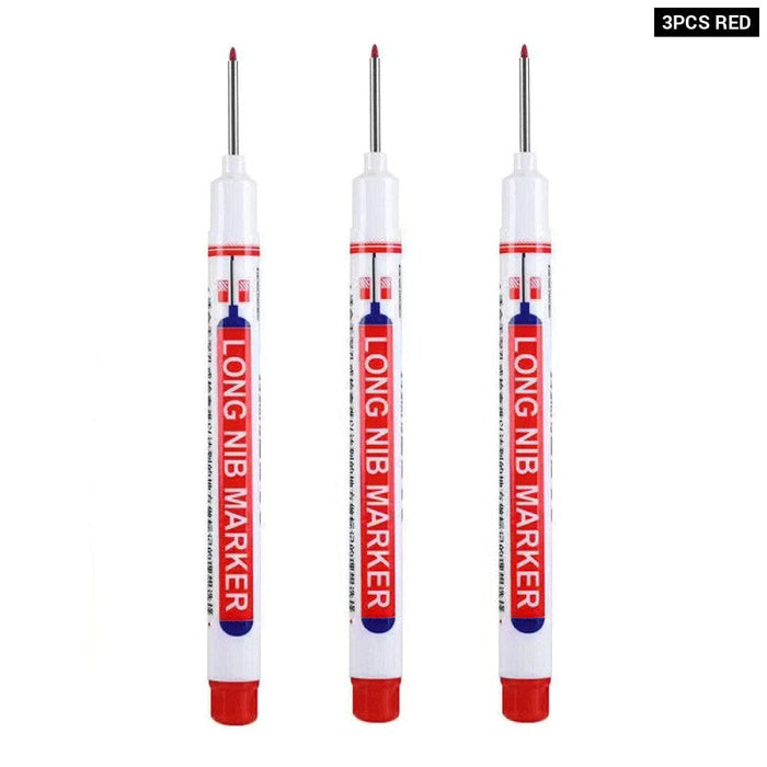 White Permanent Paint Pen Set For Multiple Surfaces 0.7Mm Tip